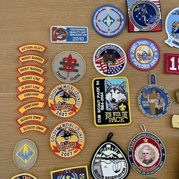 Vintage Boy Scouts of America Patch Pin Button Lot Bay Area Golden CA 2000s New - Picture 4 of 9